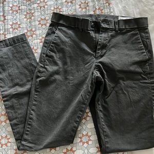 Gap Skinny Dark Gray Chinos 30”x32”